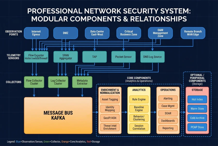 System Components Relationship Diagram